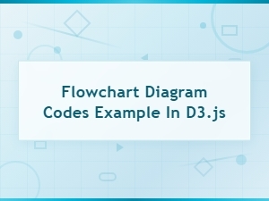 Flowchart Diagram Codes Example in D3.js